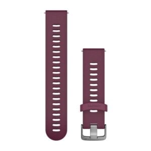 Óraszíj 20 mm bogyó szilikon, rozsdamentes csat (Quick Release) Forerunner 245
