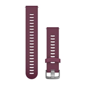 Óraszíj 20 mm bogyó szilikon, rozsdamentes csat (Quick Release) Forerunner 245