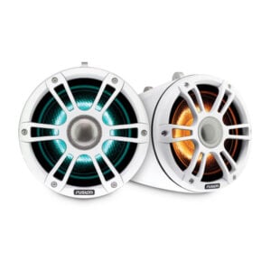 6.5'' Sports White Tower Speaker, CRGBW LED