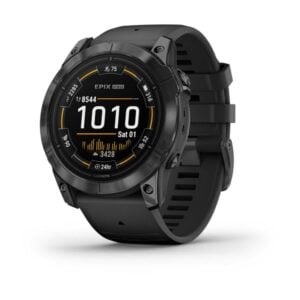 Epix Pro (Gen 2) 51 mm, szürke, fekete szilikon szíjjal (ED)