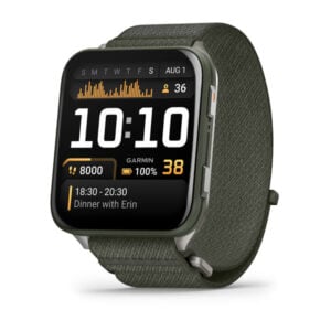 Venu X1 mohazöld Titanium, mohazöld ComfortFit Nylon szíjjal (ED)