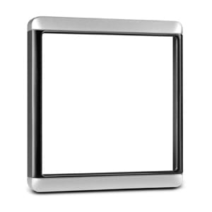GMI 20/GHC 20 Trim Snap Piece Cover – Silver/Black