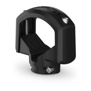 6.5" Tower Clamp, 2-2.5 inch Black Pipe Mount