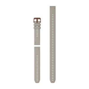 Óraszíj QuickFit® 20 Watch Bands, French Gray Silicone (3-piece Dive Set)