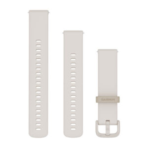 Óraszíj 20 mm elefántcsont szilikon (Quick Release) Vívoactive 5