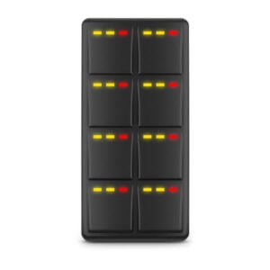 P8, EmpirBus, 8-way Switch Panel, Vertical, IP67