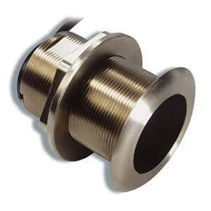 Xdcr, B60, 8-pin, 600W, Tilted Brnz Thru-Hull, 20Deg, 200/50kH
