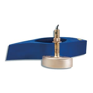 Xdcr&Fairing, B258, 8-pin,1kW, Br onze Thru-Hull, 200/50kHz