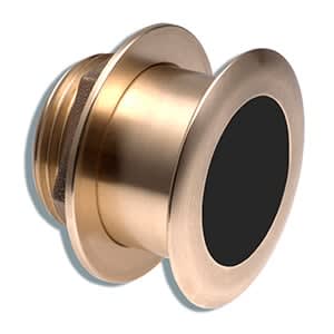 Xdcr, B164, 8-pin, 1kW, Tilted Brnz Thru-Hull, 20Deg, 200/50kH