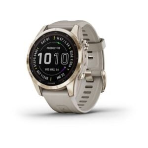 fenix 7S Sapphire krémarany világos homok színű szilikon szíjjal (Solar)