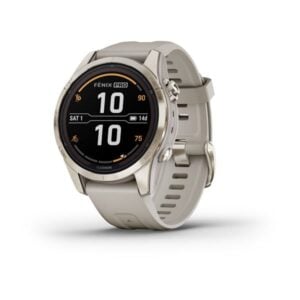 Fenix 7S Pro Sapphire, krémarany, homokkő színű szilikon szíjjal (ED XD)