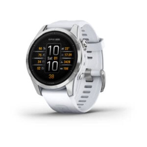 Epix Pro (Gen 2) 42 mm, ezüst, fehérkő szilikon szíjjal (ED)