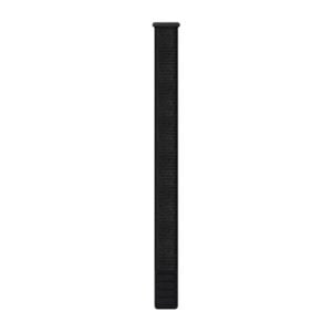 Óraszíj 22 mm fekete nylon (UltraFit)