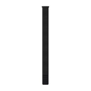 Óraszíj 20 mm fekete nylon (UltraFit)