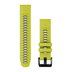 Óraszíj 22 mm lime/grafit szilikon (QuickFit)