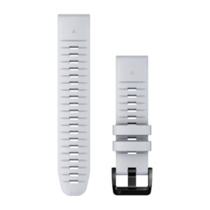 Óraszíj 22 mm fehérkő szilikon (QuickFit)