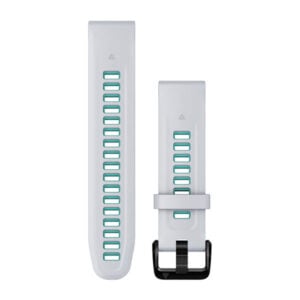 Óraszíj 20 mm homokkő/aqua szilikon (QuickFit)