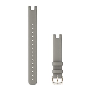 Óraszíj Lily™ Bands (14 mm), Braloba Gray Leather with Cream Gold Hardware (Large)