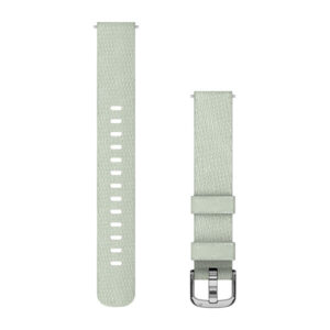 Óraszíj Lily 2 14mm nylon, zsálya, ezüst csattal (110-175mm)