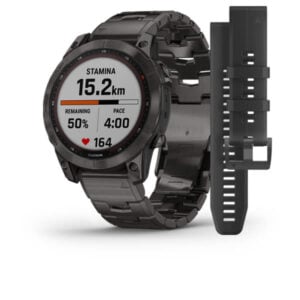 fenix 7 (SD) Sapph. szürke DLC fém titánium szíjjal (Solar)