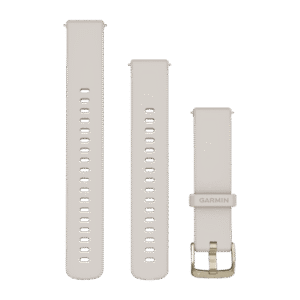 Óraszíj 18 mm elefántcsont szilikon (Quick Release) Venu 3S