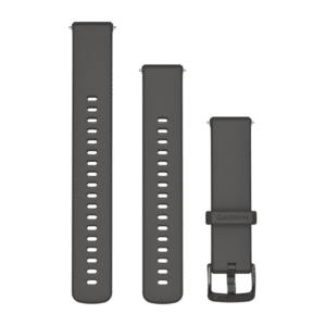 Óraszíj 18 mm szürke szilikon (Quick Release) Venu 3