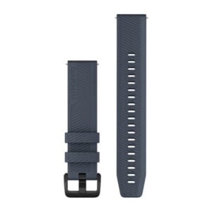 Óraszíj Quick Release Bands (20 mm), Granite Blue with Black Hardware