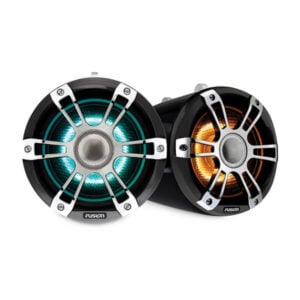 6.5'' Sports Grey Chrome Tower Speaker, CRGBW LED