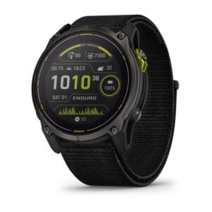 Enduro 3 51mm SOLAR Sapphire, karbonszürke DLC Titánium fekete UltraFit nejlon szíjjal (ED XD)