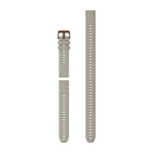 Óraszíj QuickFit® 20 Watch Bands, French Gray Silicone (3-piece Dive Set)