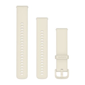 Óraszíj 20 mm elefántcsont szilikon (Quick Release)
