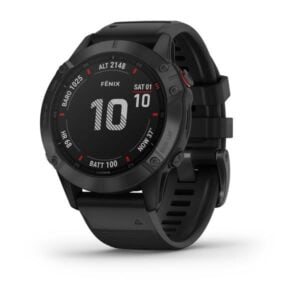 fenix 6 Pro fekete fekete szilikon szíjjal