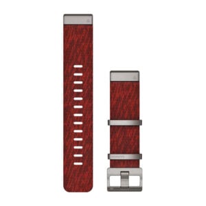 Óraszíj 22 mm piros nylon (Jacquard szövet)  (QuickFit) MARQ