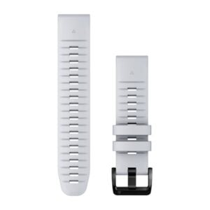 Óraszíj 22 mm fehérkő szilikon (QuickFit)