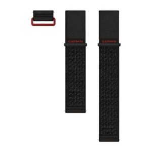 Óraszíj Fekete ComfortFit nylon 24mm, Venu X1 (QuickRelease)