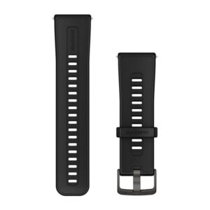 Óraszíj Fekete ComfortFit szilikon 24mm, Venu X1 (QuickRelease)