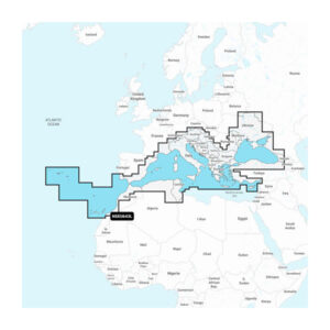 Navionics Vision+ Mediterran + Fekete tenger