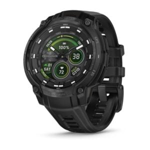 Instinct Crossover AMOLED – Tactical fekete, fekete szilikon szíjjal