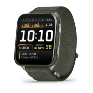 Venu X1 mohazöld Titanium, mohazöld ComfortFit Nylon szíjjal (ED)