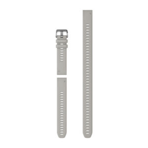 Óraszíj QuickFit® 20 Watch Bands, Fog Gray Silicone (3-piece Dive Set)