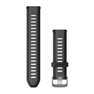 Óraszíj 20 mm. Fekete-szürke (Quick Release) Forerunner 165