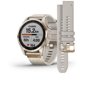 fenix 7S (SD) Sapphire krémarany titánium, krémszínű fonott nylon szíjjal (Solar)