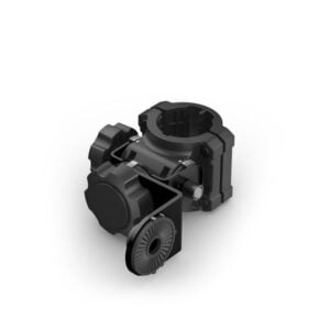 Adjustable perspective shaft mount for LiveScope™ transducers