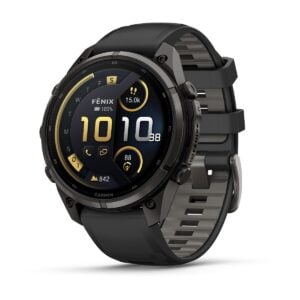 fenix 9 Pro inReach 47mm AMOLED szürke DLC Titanium fekete szilikon szíjjal (ED XD)