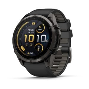 fenix 9 Pro inReach 51mm AMOLED szürke DLC Titanium fekete szilikon szíjjal (ED XD)