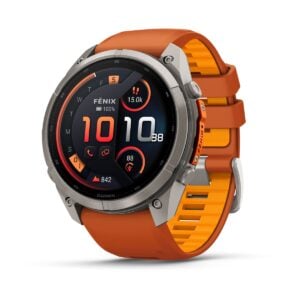 fenix 9 Pro inReach 51mm AMOLED Titanium őszi narancs szilikon szíjjal (ED XD)