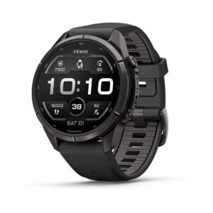 fenix 9 Pro inReach 43mm AMOLED szürke DLC Titanium kavicsszürke szilikon szíjjal (ED XD)